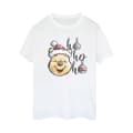 Miniatyrbillede 1 af 3: Disney Womens/Ladies Winnie The Pooh Ho Ho Ho Baubles Cotton Boyfriend T-Shirt