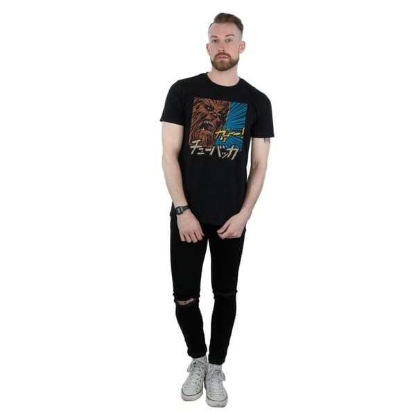 Star Wars Mens Chewbacca Roar Pop Art T-Shirt
