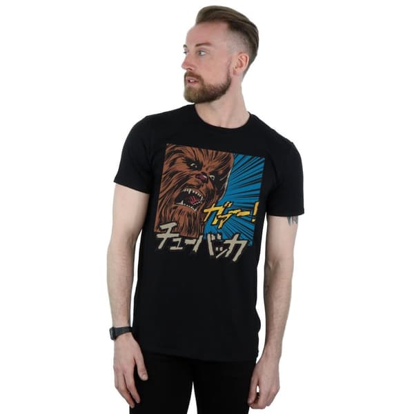 Star Wars Mens Chewbacca Roar Pop Art T-Shirt