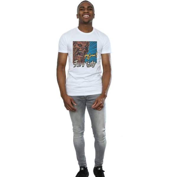 Star Wars Mens Chewbacca Roar Pop Art T-Shirt
