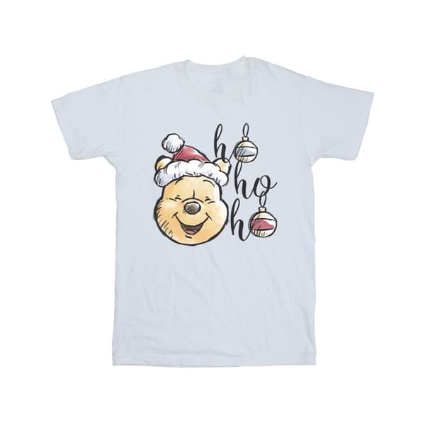 Disney Winnie the Pooh Ho Ho Ho Baubles T-shirt i bomull för flickor