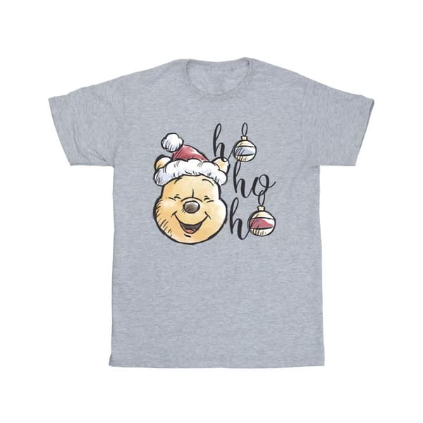 Disney Winnie the Pooh Ho Ho Ho Baubles T-shirt i bomull för flickor