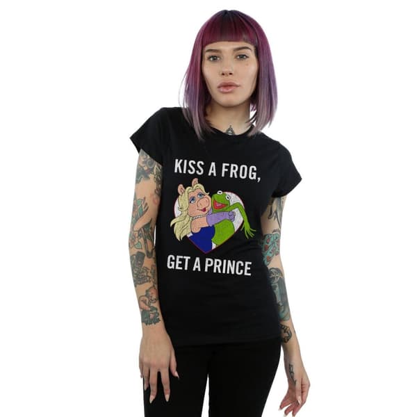 Disney Womens/Ladies The Muppets Kiss A Frog Cotton T-Shirt