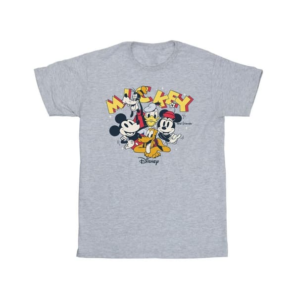 Disney T-shirt i bomull från Musse Pigg-gruppen för flickor