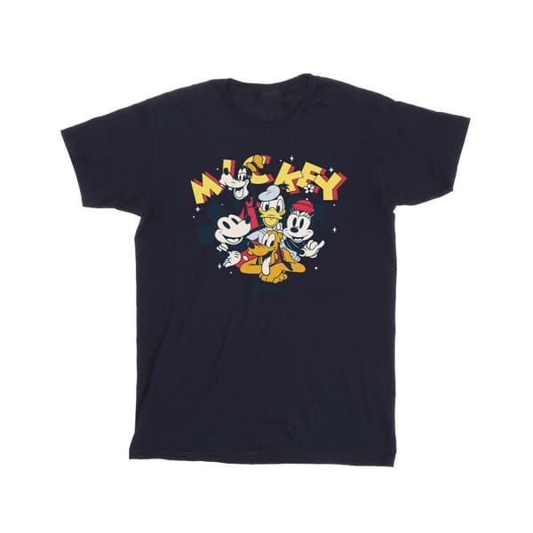 Disney T-shirt i bomull från Musse Pigg-gruppen för flickor