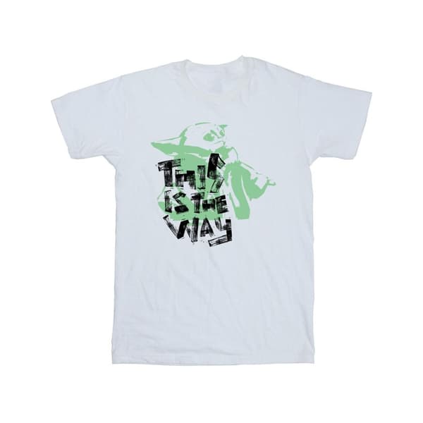 Star Wars Girls The Mandalorian This Is The Way Grogu Cotton T-Shirt