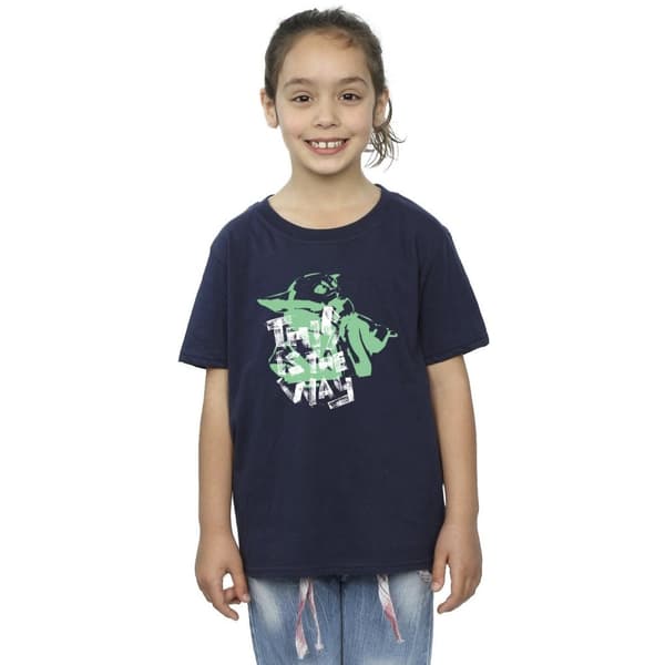 Star Wars Girls The Mandalorian This Is The Way Grogu Cotton T-Shirt