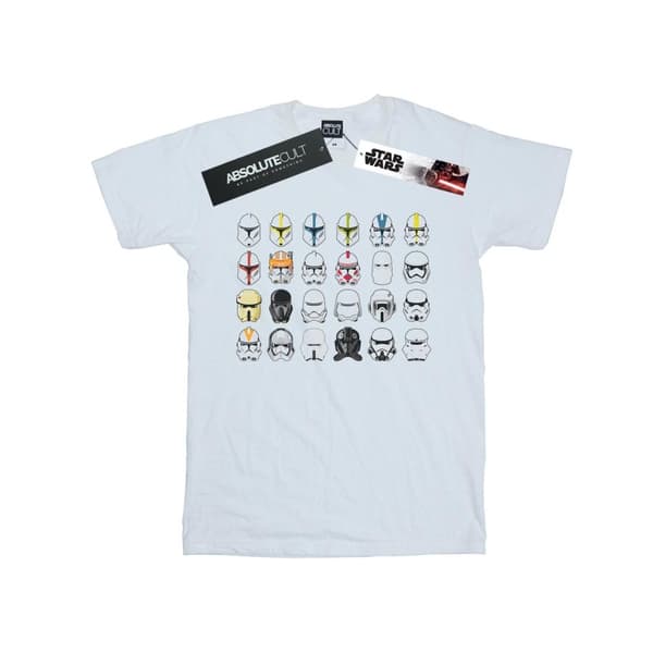 Star Wars Girls Trooper Helmets Cotton T-Shirt