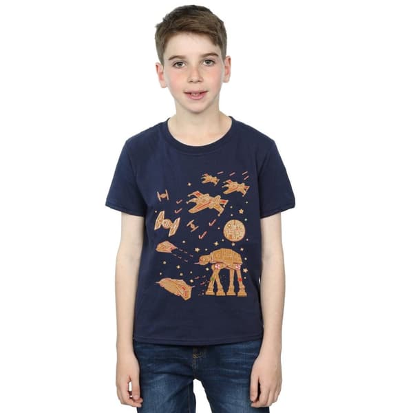 Star Wars T-shirt om kampen om pepparkakorna för pojkar