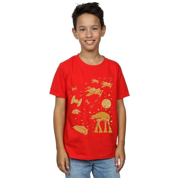 Star Wars T-shirt om kampen om pepparkakorna för pojkar