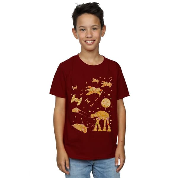Star Wars T-shirt om kampen om pepparkakorna för pojkar