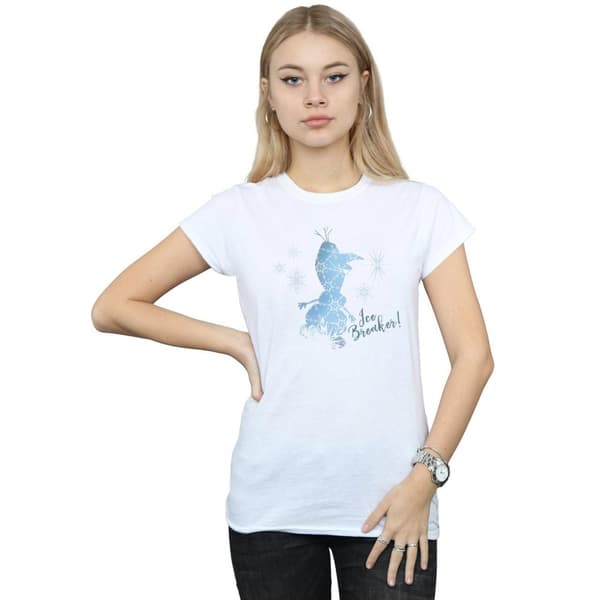 Disney Dam/Tjej Frozen 2 Olaf Ice Breaker T-shirt i bomull