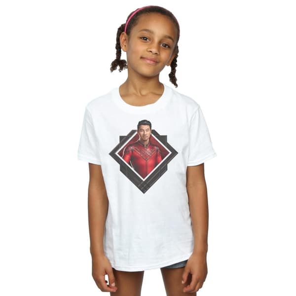 Marvel Girls Shang-Chi And The Legend Of The Ten Rings Photo Crest Cotton T-Shirt