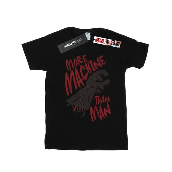 Star Wars Girls More Machine Than Man Cotton T-Shirt