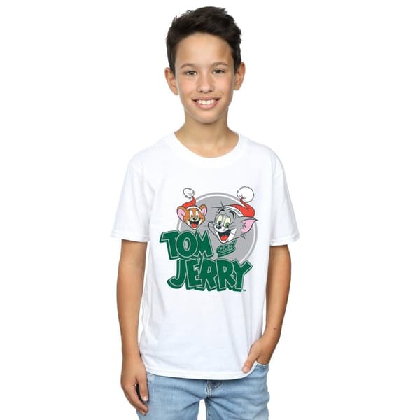 Tom And Jerry T-shirt med julhälsningar för pojkar