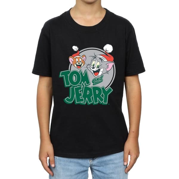 Tom And Jerry T-shirt med julhälsningar för pojkar