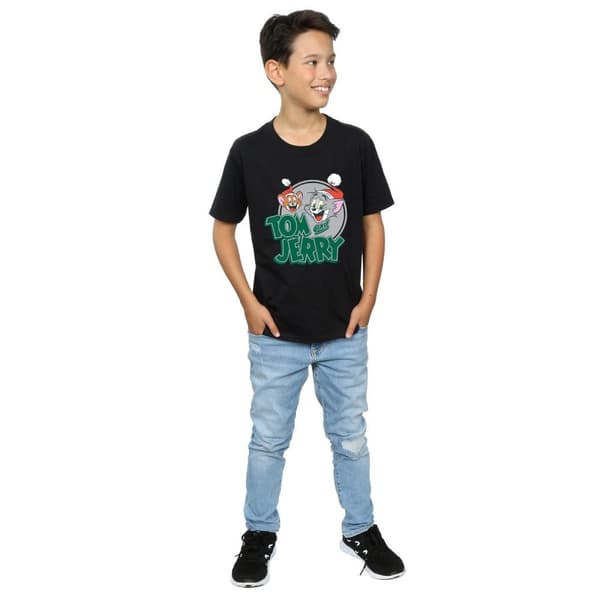 Tom And Jerry T-shirt med julhälsningar för pojkar