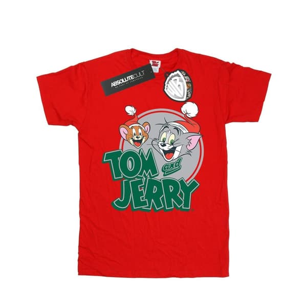 Tom And Jerry T-shirt med julhälsningar för pojkar