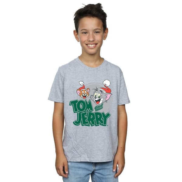 Tom And Jerry T-shirt med julhälsningar för pojkar