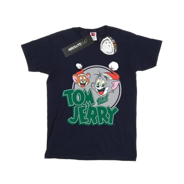 Tom And Jerry T-shirt med julhälsningar för pojkar