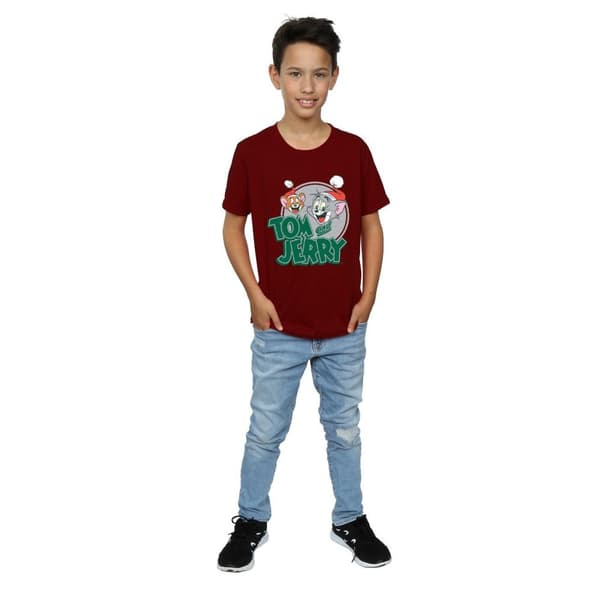 Tom And Jerry T-shirt med julhälsningar för pojkar