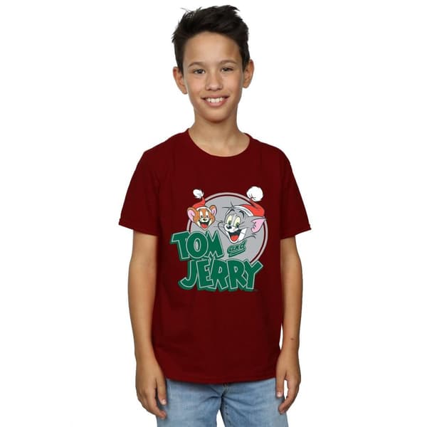 Tom And Jerry T-shirt med julhälsningar för pojkar