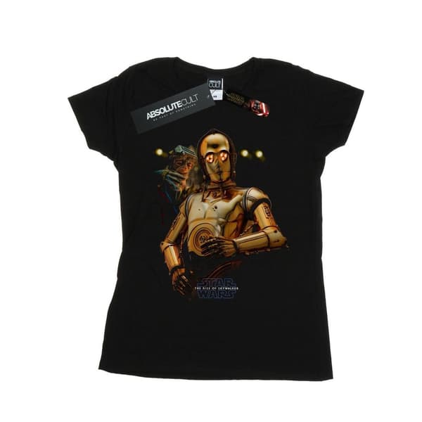 Star Wars Dam/Tjej - The Rise Of Skywalker C-3PO And Babu Frik - Bomulls-T-shirt
