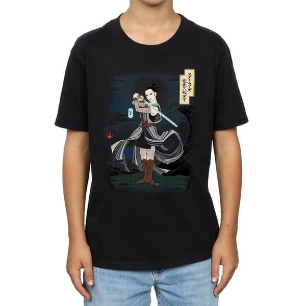 Star Wars Pojkar - Den sista Jedi-japanska Rey-t-shirt