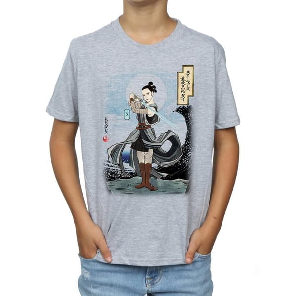 Star Wars Pojkar - Den sista Jedi-japanska Rey-t-shirt