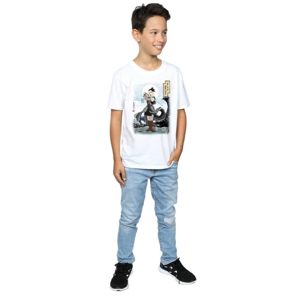 Star Wars Pojkar - Den sista Jedi-japanska Rey-t-shirt
