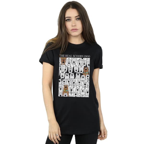 Scooby Doo Dam/Tjej The Real Scooby Doo Boyfriend-T-shirt i bomull