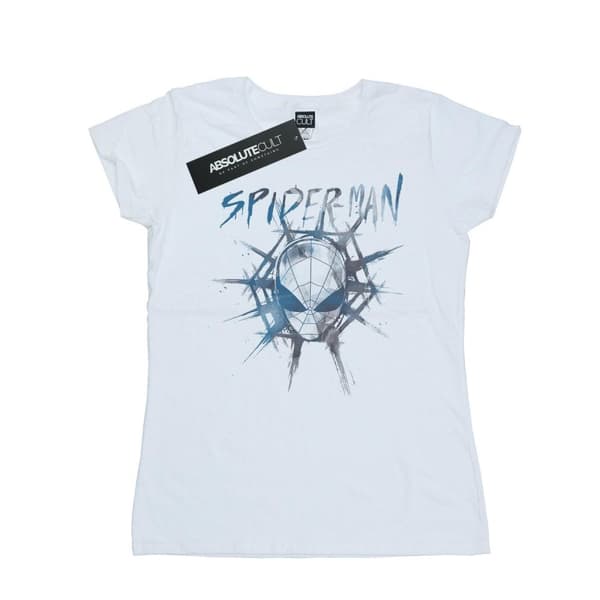 Marvel Dam/Tjej Spider-Man Web Fade Bomulls-T-shirt