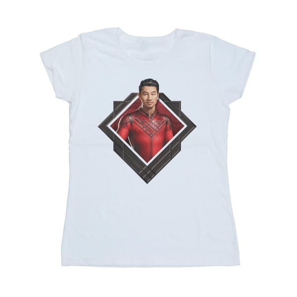 Marvel Dam/Tjej Shang-Chi And The Legend Of The Ten Rings - T-shirt i bomull med fotokänsla