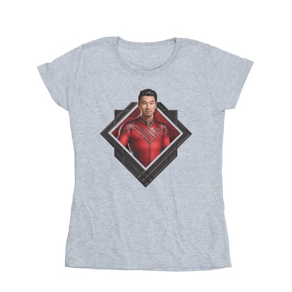 Marvel Dam/Tjej Shang-Chi And The Legend Of The Ten Rings - T-shirt i bomull med fotokänsla