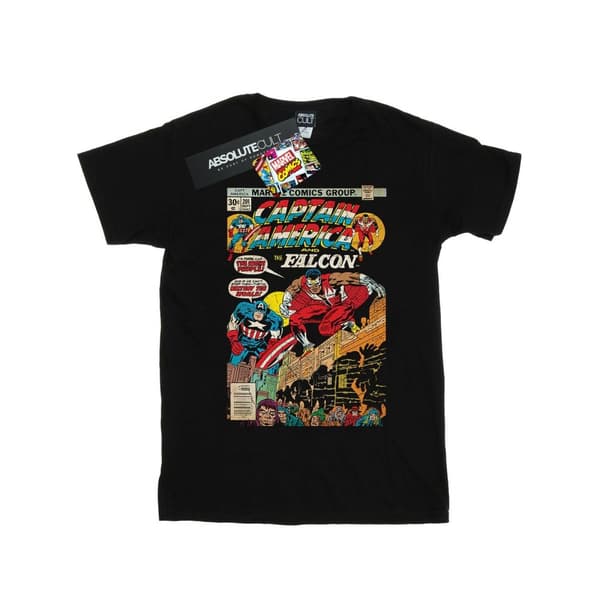 Marvel Pojkvänströja i bomull för damer/kvinnor - Captain America och Falcon