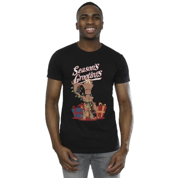 Marvel Mens Marvel Comics Groot Season´s Grootings T-shirt