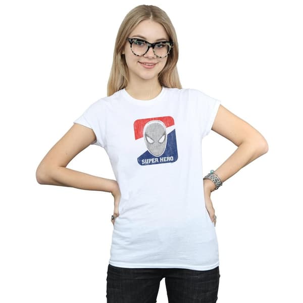 Marvel Dam/Tjej Spider-Man Superhero Sport T-shirt i bomull