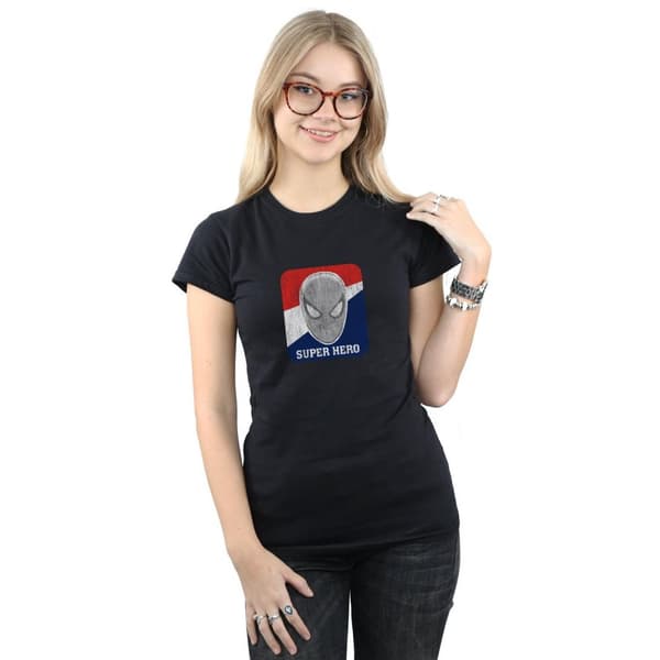 Marvel Dam/Tjej Spider-Man Superhero Sport T-shirt i bomull