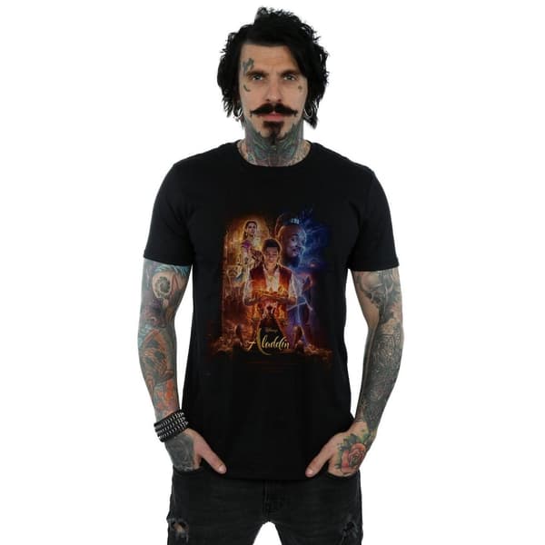 Disney T-shirt med filmaffisch från Aladdin för herrar
