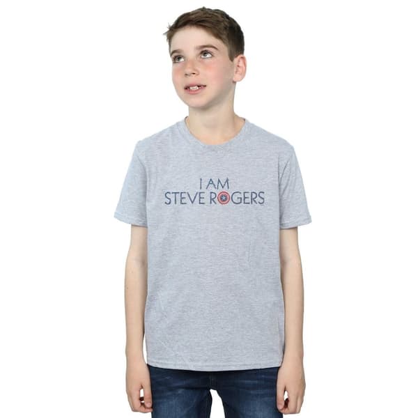 Marvel Boys Avengers Infinity War I Am Steve Rogers T-Shirt