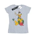 Miniatyrbild 1 av 3: Disney Dam/kvinnor - Pluto Christmas Reindeer - T-shirt i bomull