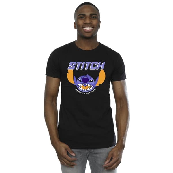 Disney Mens Lilo And Stitch Purple T-Shirt