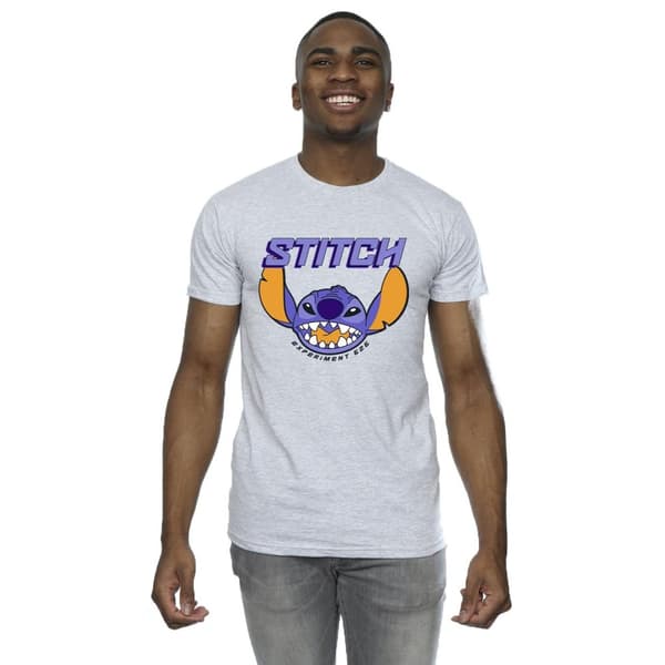 Disney Mens Lilo And Stitch Purple T-Shirt