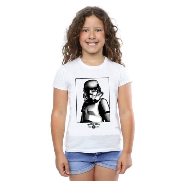 Star Wars Girls Imperial Troops Cotton T-Shirt