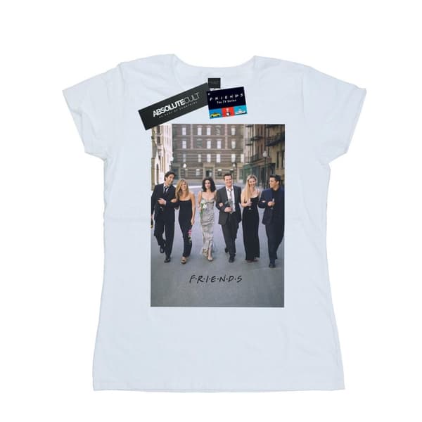 Friends Womens/Ladies Champagne And Flowers Cotton T-Shirt