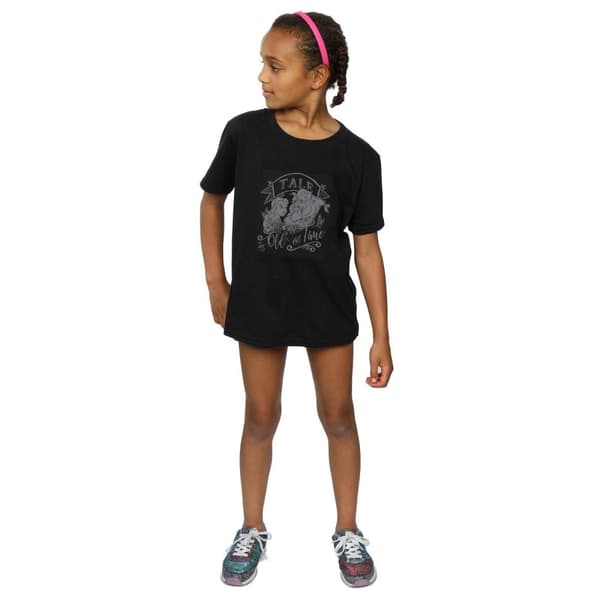 Disney Girls Beauty And The Beast Tale As Old As Time Cotton T-Shirt