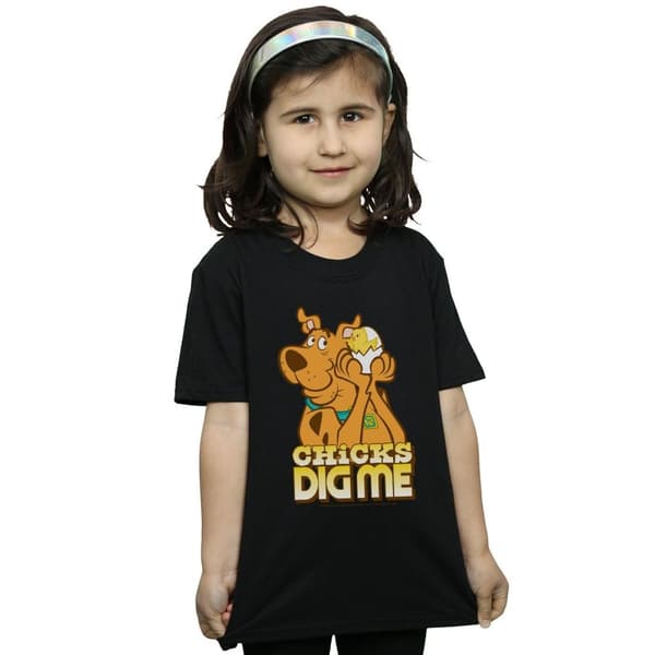 Scooby Doo Chicks Dig Me - T-shirt i bomull för flickor