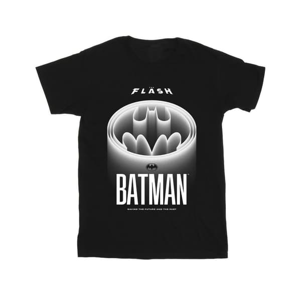 DC Comics Pojkar The Flash Batman - vit t-shirt med logotyp