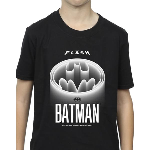 DC Comics Pojkar The Flash Batman - vit t-shirt med logotyp