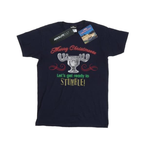 National Lampoon´s Christmas Vacation T-shirt i bomull med älghuvud för flickor
